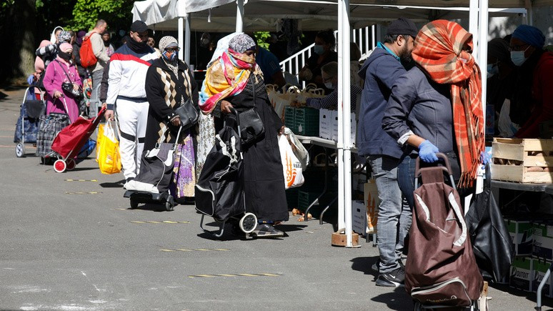 Le Figaro: коронавирусный кризис удвоил число получателей продовольственной помощи во Франции