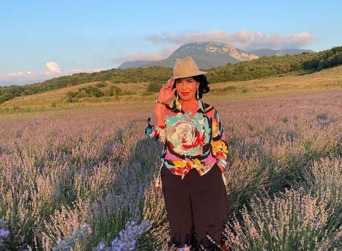 Надежда Бабкина побывала в Крыму на лавандовой ферме «Viva Lavanda»