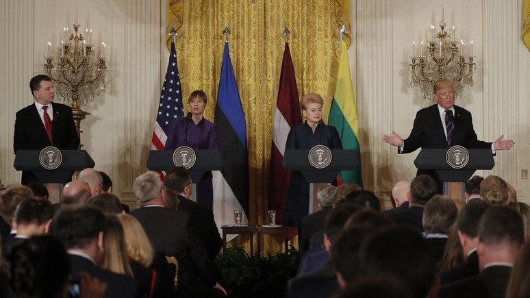 USA Today: Трамп заверил лидеров Прибалтики в своей жёсткой позиции по России