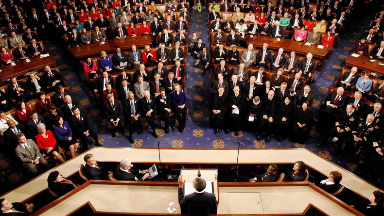 Обращение Обамы к нации заинтересовало наименьшее число зрителей за 15 лет