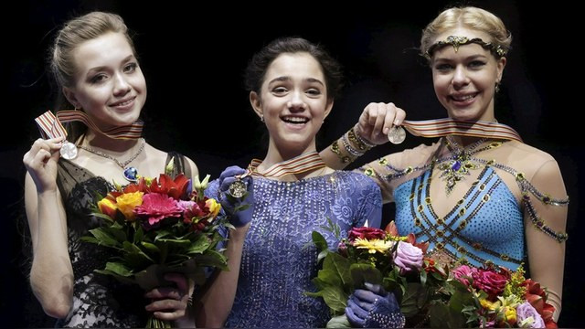 Российские фигуристки заняли весь пьедестал на чемпионате Европы