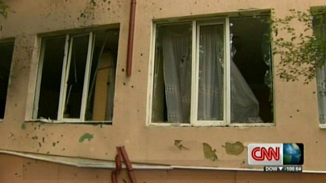 CNN: Артиллерийские обстрелы изуродовали Славянск