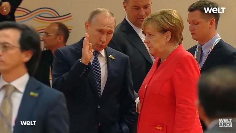 Welt: несмотря на напряжённость в отношениях, Путин уважает Меркель за непоколебимость