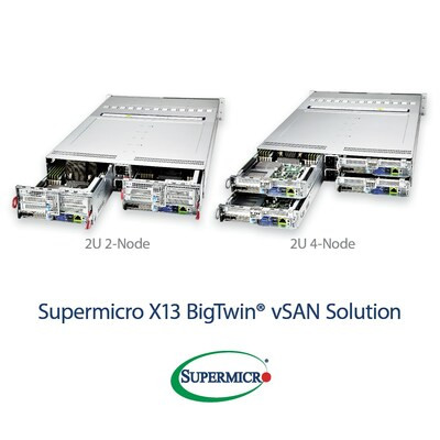 Supermicro запускает решение vSAN HCI, обеспечивающее повышение производительности до 4,7 раз при снижении затрат в 3 раза - Новая общественная газета