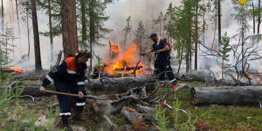 Ситуация с природными пожарами в Якутии
