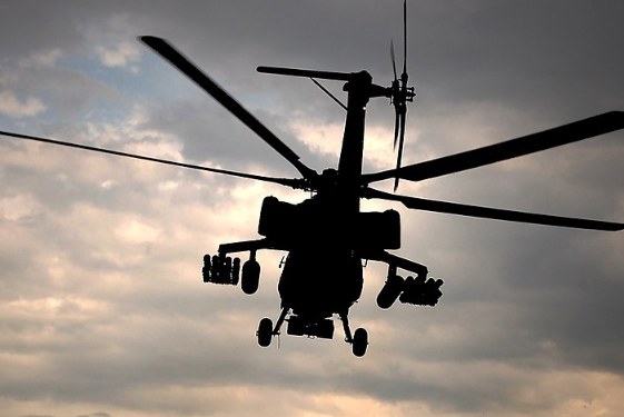 Экипажи Ми-28 и Ми-8 устроили авиашоу в зоне проведения спецоперации