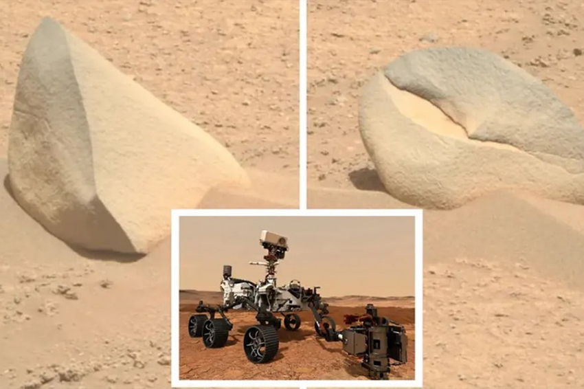 Марсоход Perseverance обнаружил на Марсе акулий плавник и крабовую клешню