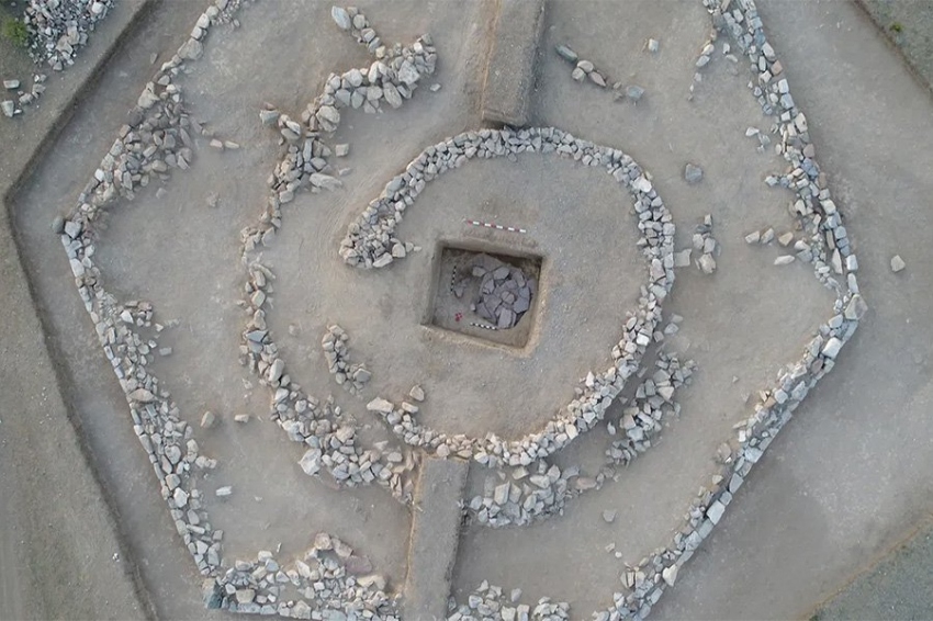 В Казахстане обнаружена уникальная шестиугольная «пирамида» бронзового века