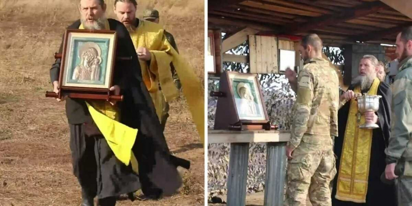 Икона Казанской Божьей Матери в зоне СВО