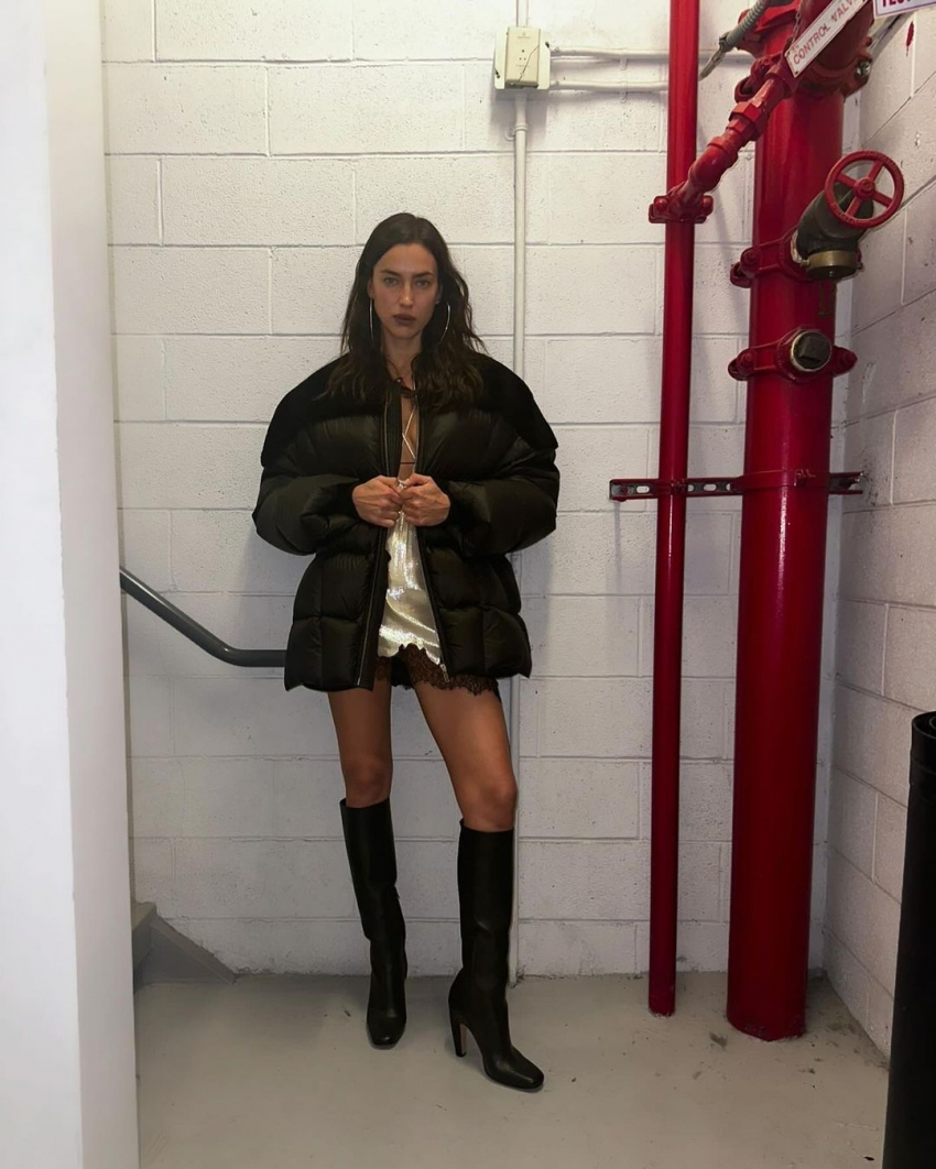 Матч по баскетболу супермодель Ирина Шейк посетила в откровенном наряде