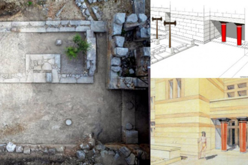 Ворота древнего святилища обнаружены во дворце на Крите