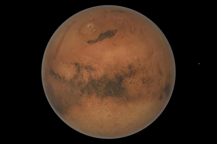 Найдены древнейшие прямые доказательства активности горячей воды на Марсе