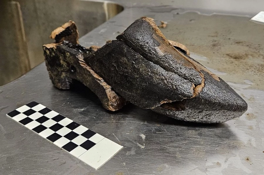 Уникальный 500-летний деревянный башмак найден в Нидерландах