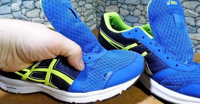 Как зашить сетку на кроссовках?