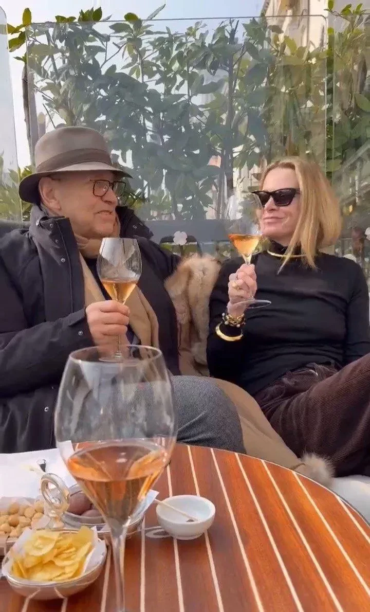 Юлия Высоцкая и Андрей Кончаловский вместе отдыхают в Италии