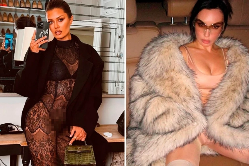 «Бьянка на минималках»: после скандала с женой Уэста Боня показала нижнее белье, а Серябкина повторила образ с шубой за Кардашьян
