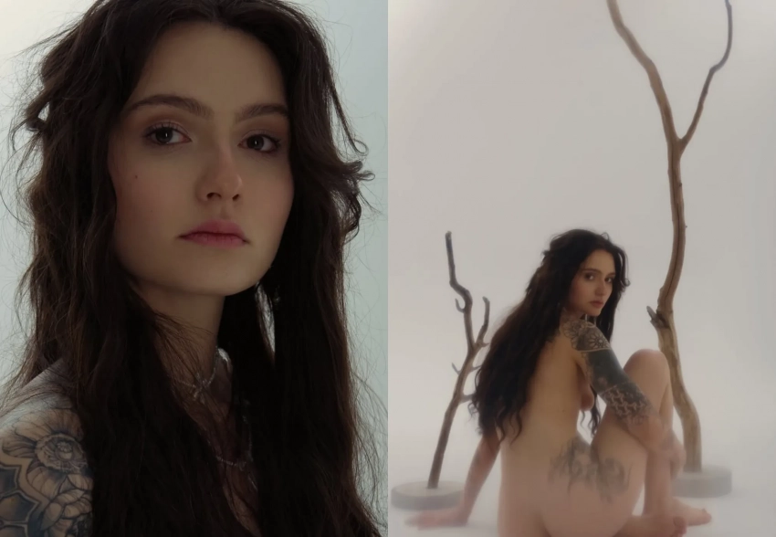 "Была в творческом порыве". Дочь Любови Толкалиной и Егора Кончаловского снялась полностью обнажённой