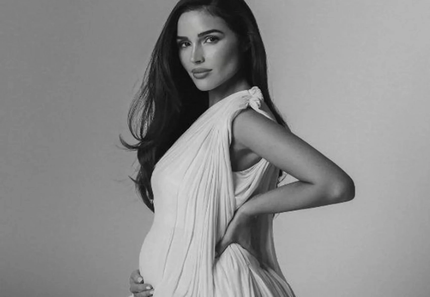 Бывшая "мисс Вселенная" Оливия Калпо ждёт первенца