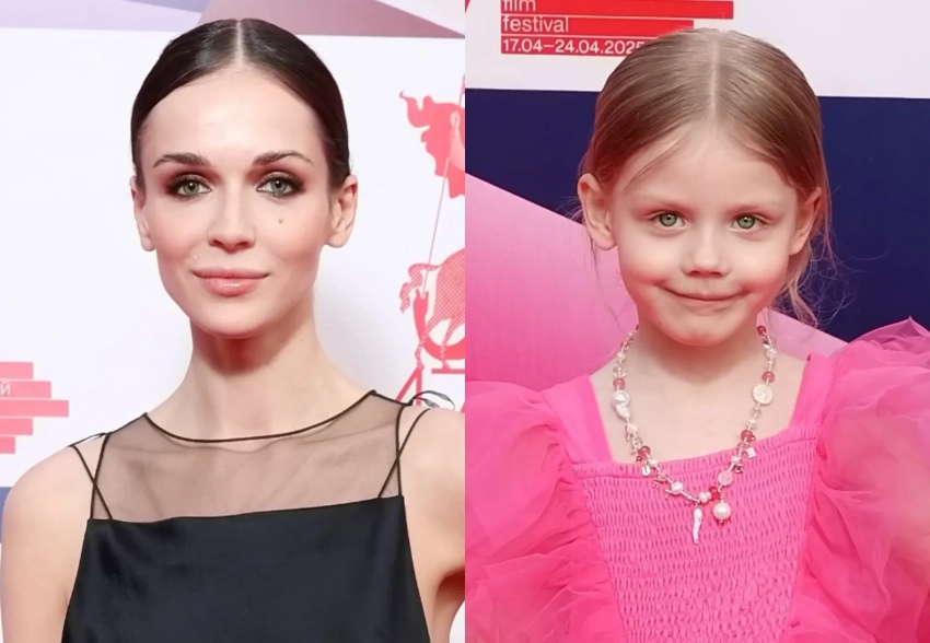 Софья Синицына вышла на красную дорожку с дочерью от Павла Табакова