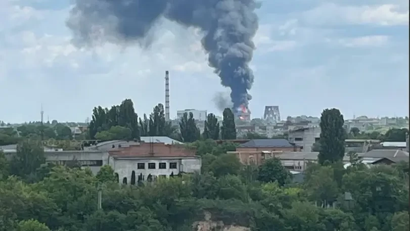 Прилётов не было: в Киевской области по неизвестным причинам загорелась Белоцерковская ТЭЦ