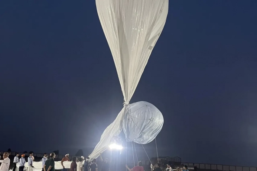 В Индии на испытаниях разведывательный дирижабль поднялся на высоту 17 километров