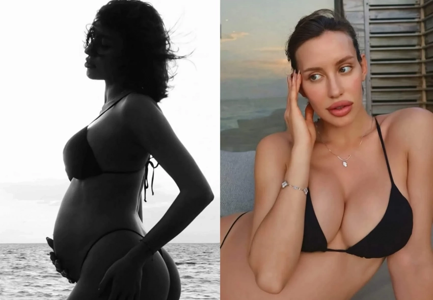 "Не сразу я привыкла к образу телепузика". Беременная девушка Тимати поделилась новыми фото в купальнике