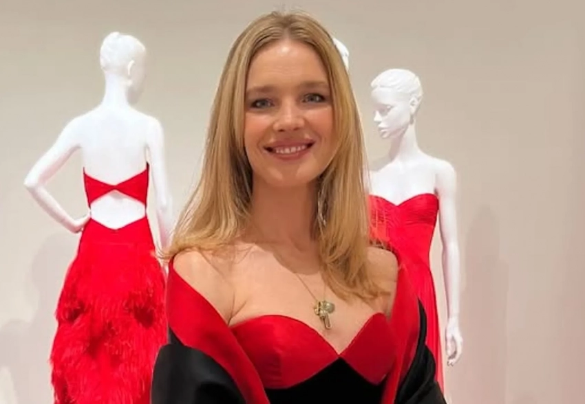 Наталья Водянова посетила выставку фонда Valentino в Риме