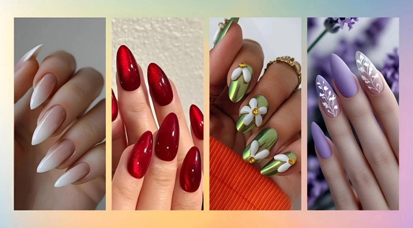 От анималистичного шика до наивных цветов: топ-10 трендовых дизайнов маникюра на лето