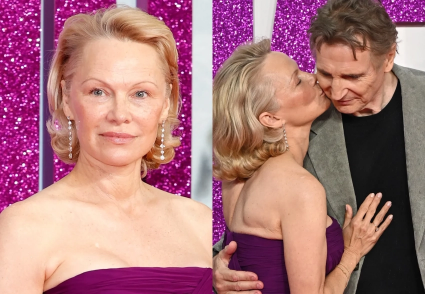 Поцелуи и флирт: Памела Андерсон и Лиам Нисон вышли вместе в свет и спровоцировали слухи о романе