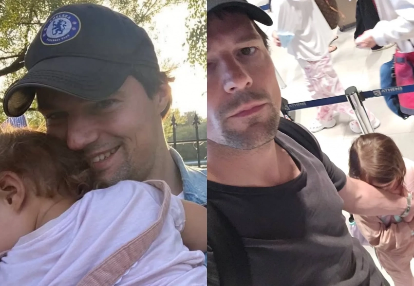 Данила Козловский встретился с дочерью в Афинах