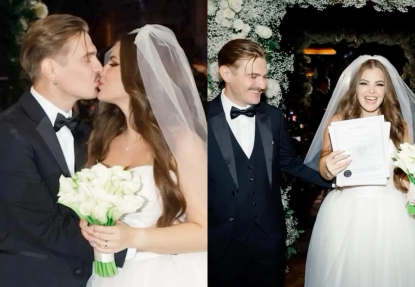 Лас-Вегас, тамада и классическая невеста: Илья Прусикин* показал, как прошла их свадьба с Софьей Таюрской