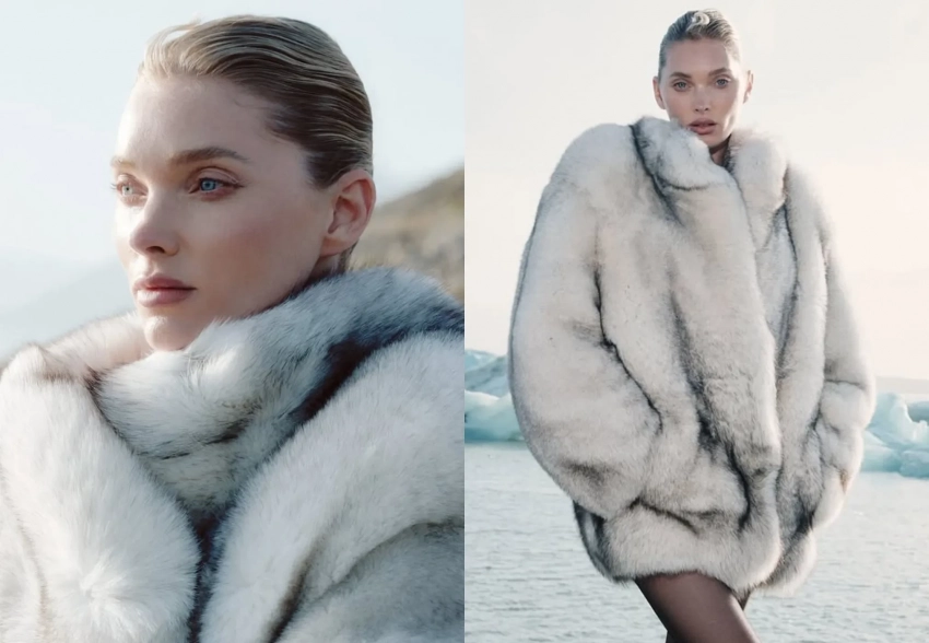 Эльза Хоск снялась в рекламной кампании Ekonika в образе slavic bimbo