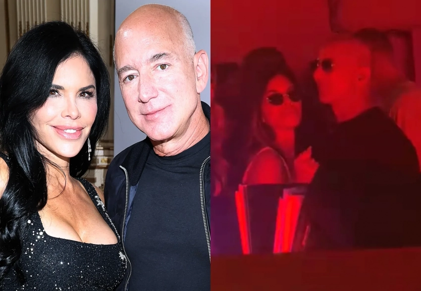 Джефф Безос и Лорен Санчес отдыхают в ночном клубе на Ибице