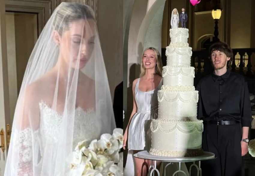 Невеста в мини, Дилара, Toxi$ и Icegergert: появились новые фото со свадьбы рэпера Big Baby Tape