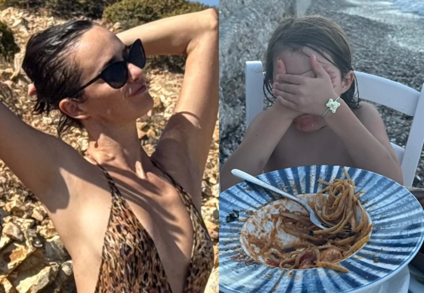 Бывшая возлюбленная Данилы Козловского с их дочерью отдыхают в Греции