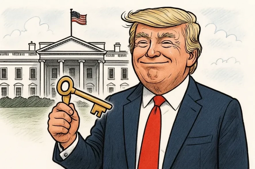 Трамп подарил Зеленскому ключи от Белого дома