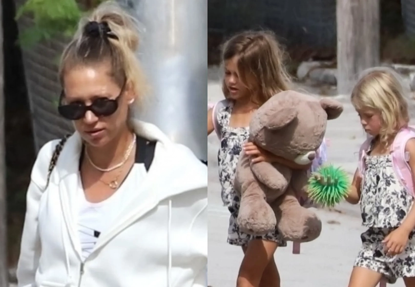 Редкий выход: Анну Курникову засняли с тремя детьми от Энрике Иглесиаса