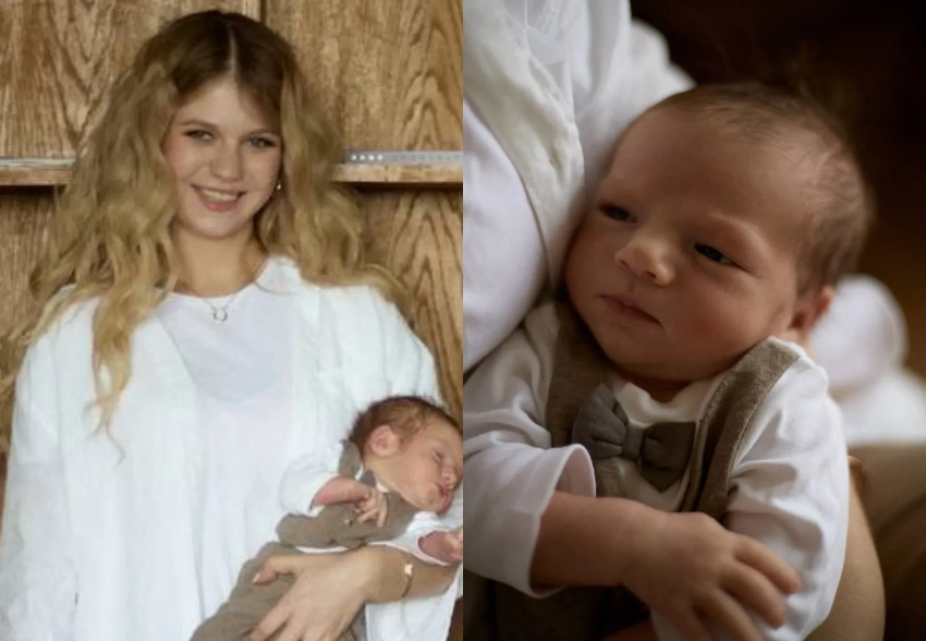 "Наша первая фотосессия". Александра Трусова впервые показала новорождённого сына