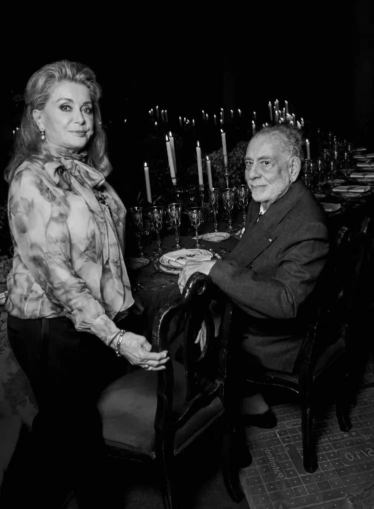 Венеция-2025: Марк Эйдельштейн, Катрин Денёв, Шарлотта Генсбур и Фрэнсис Форд Коппола на вечеринке Saint Laurent